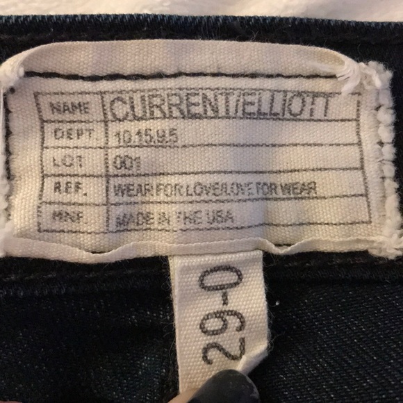 Current/Elliot Dark wash jeans size 29 - Picture 4 of 5